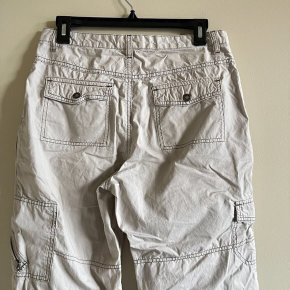 COLUMBIA CARGO PANTS ANKLE CAPRI WOMENS SIZE 6 POCKETS HIKING ATHLETIC - Picture 8 of 10